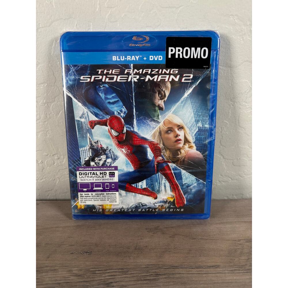 The Amazing Spider-Man 2- Blu-Ray and DVD‎ NEW in original Packaging
